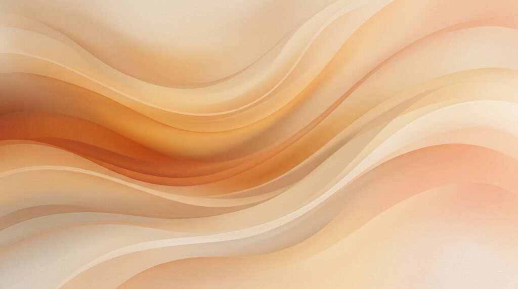 Warm flowing abstract lines representing healthy circulation and gentle movement